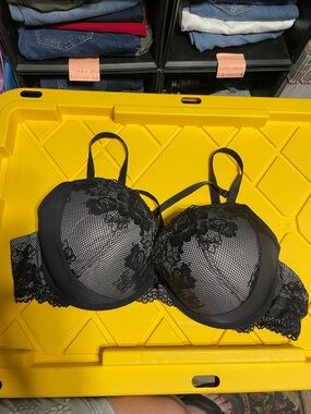 48c torrid Black Lace Push-Up Bra - Women Intimates